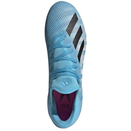 Adidas X 19.3 Fg M F35383 football boots grey blue 2