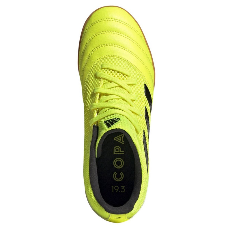 Adidas Copa 19.3 In Sala Jr EF0561 shoes yellow 2