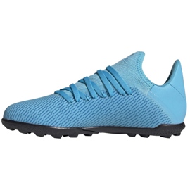 Adidas X 19.3 Tf Jr F35357 football boots blue blue 1