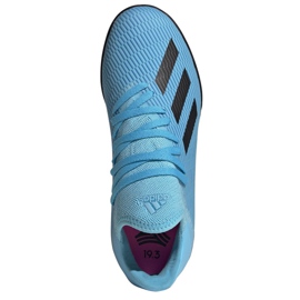 Adidas X 19.3 Tf Jr F35357 football boots blue blue 2