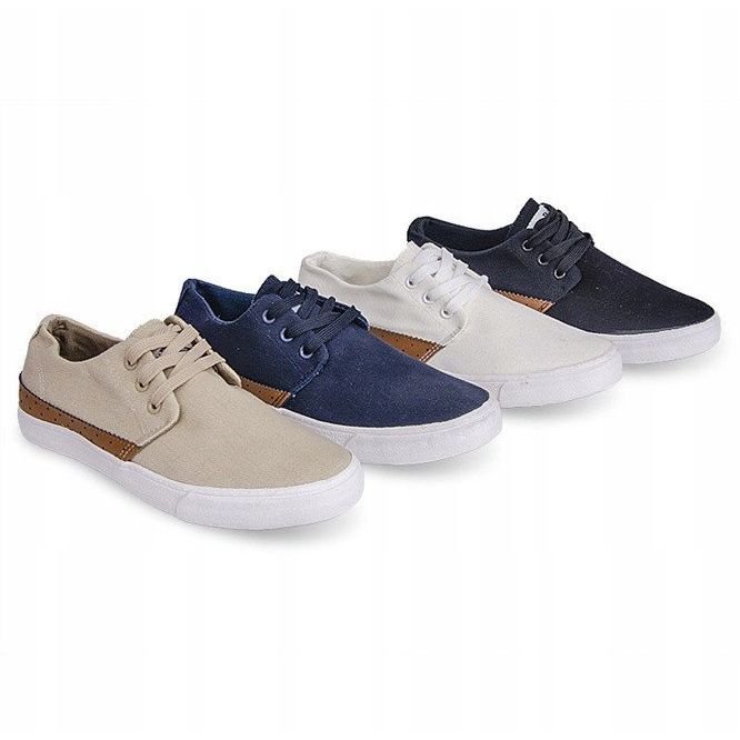 Textile Casual Sneakers Y010 Khaki multicolored 1