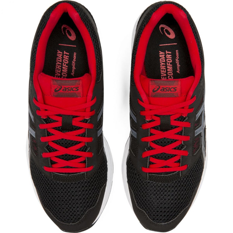 Asics Gel Contend 5 M 1011A256 005 black red shoes 1