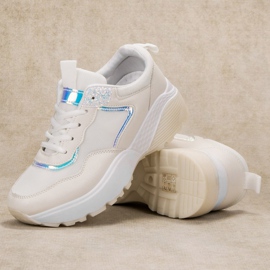 SHELOVET Lace-up Sneakers white 1