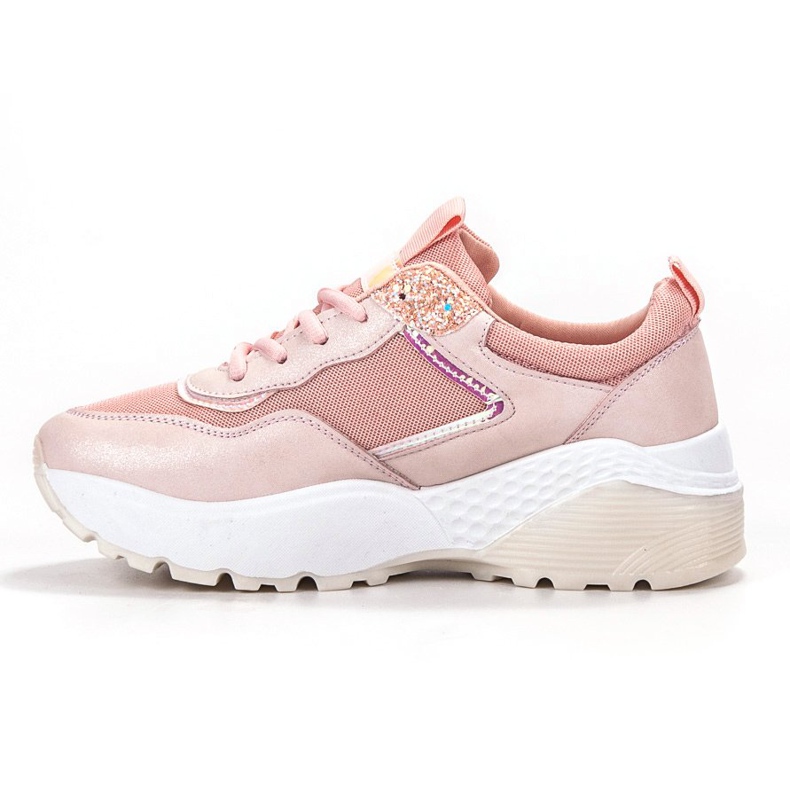 SHELOVET Lace-up Sneakers pink 1