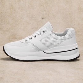 SHELOVET Lace-up Sports Shoes white 1