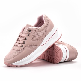 SHELOVET Lace-up Sports Shoes pink 2