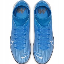 Nike Mercurial Superfly 7 Academy Ic M AT7975 414 soccer shoes blue 1