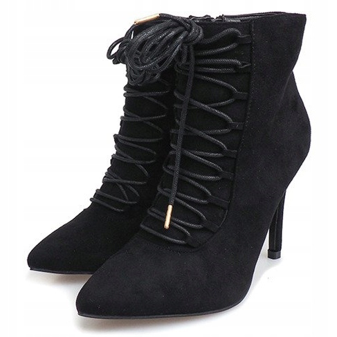 Boots On High Heel 595SE Black 2