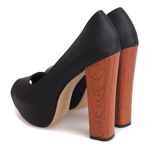 Open Pumps On A Bar 99-90 Black 1