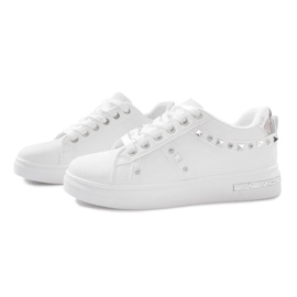 White sneakers with Lucette studs 2