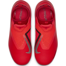 Nike Phantom Vsn Academy Df FG / MG Jr AO3287-600 football shoes red red 1