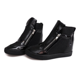 Wedge Sneakers TL020-1 Black 2