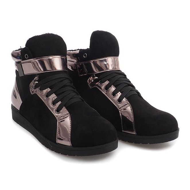 Warm Sneakers 2026-1 Black grey 1