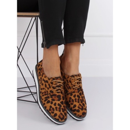 Women's loafers leopard C-7225 Leopard Print brown 1