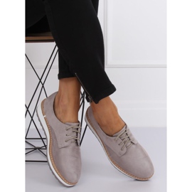 Gray Women's gray loafers C-7225 Gray grey 2