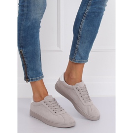 Gray Women's gray sneakers LX-9857 Gray grey 2