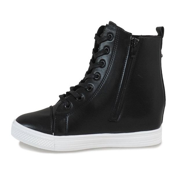 Black classic wedge sneakers DD476-1 1