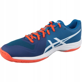 Asics Gel-Tactic M B702N-401 volleyball shoes navy blue blue 1