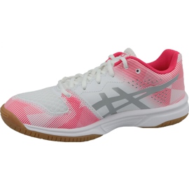 Asics Gel-Tactic Gs Jr 1074A014-101 volleyball shoes white grey 1
