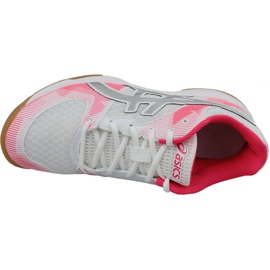 Asics Gel-Tactic Gs Jr 1074A014-101 volleyball shoes white grey 2