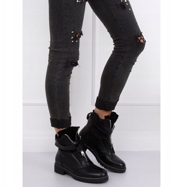 Black military boots NC821 Black 2 Black military boots NC821 Black 2