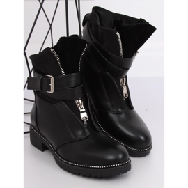 Black military boots NC821 Black 1