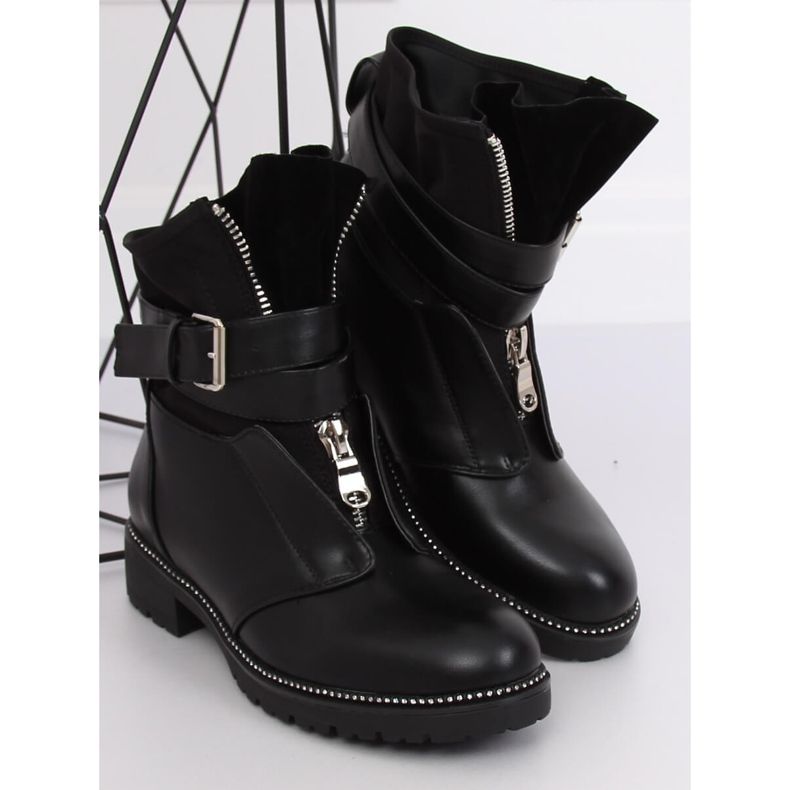 Black military boots NC821 Black 1 Black military boots NC821 Black 1