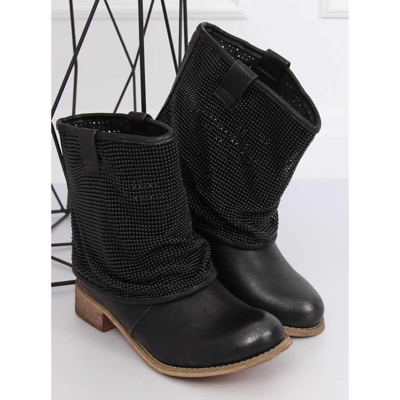 Military black boots 91E-18 Black 1