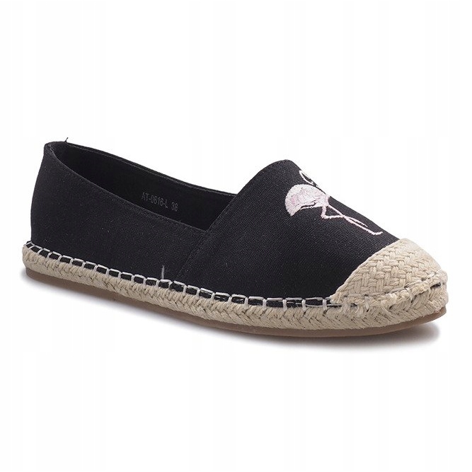 Black Flaming espadrilles 1