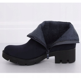 NC832 Navy blue Jodhpur boots 1