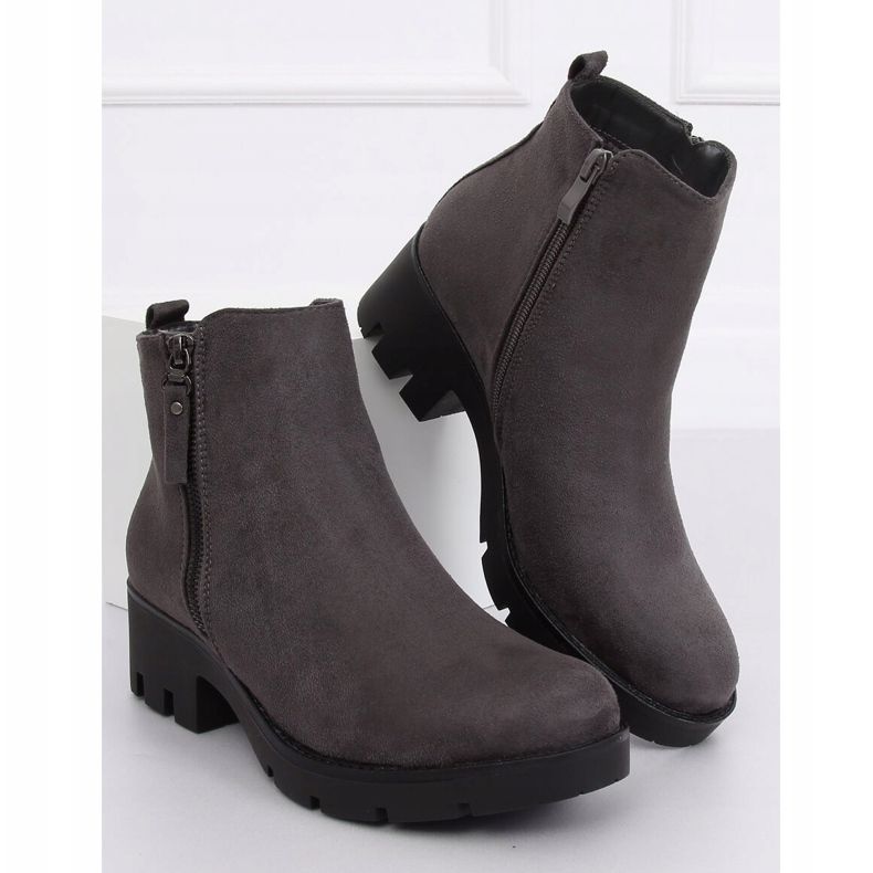Gray Jodhpur boots NC832 Gray grey 2