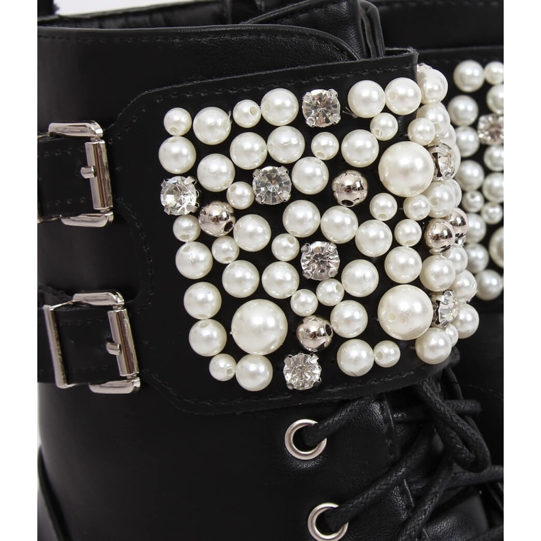 Black military boots NC860 Black 2