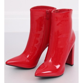 Asos Red Boots Block Heel ASOS DESIGN Wide Fit Restore Leather Mid