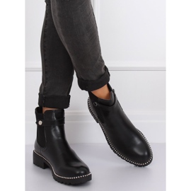 Black Boots for women Jodhpur boots NC886 Black 2