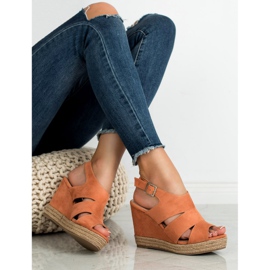 Best Shoes Orange Espadrilles Sandals 2