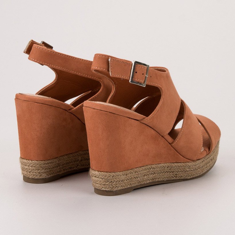 Best Shoes Orange Espadrilles Sandals 1