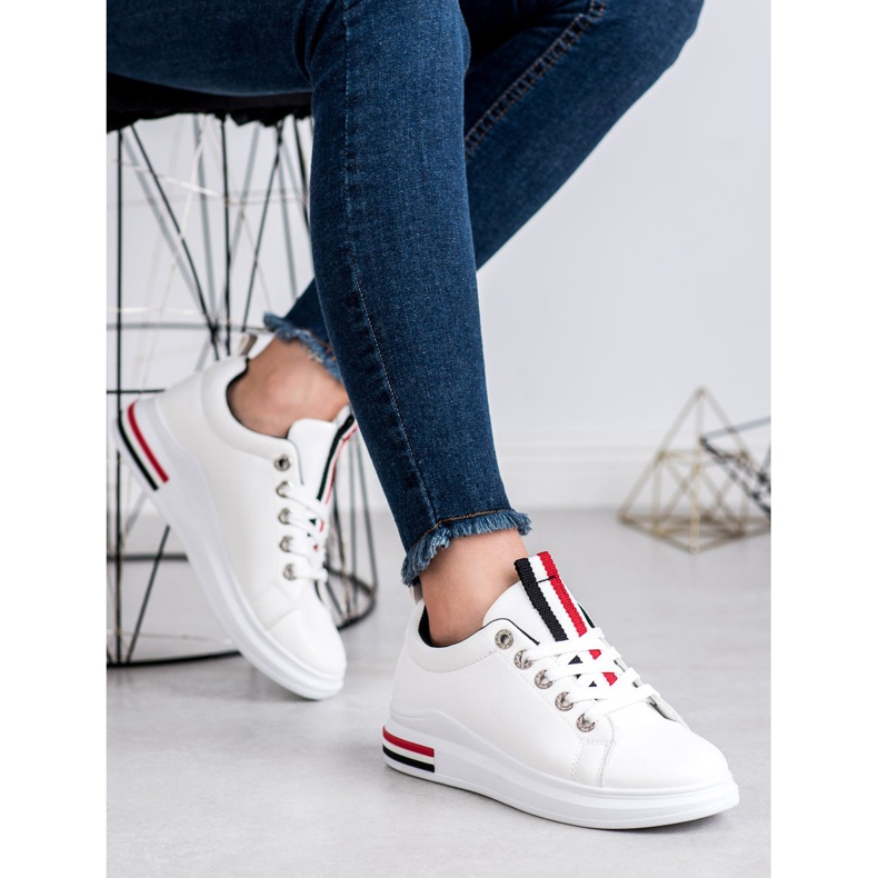SHELOVET White Sport Shoes 2
