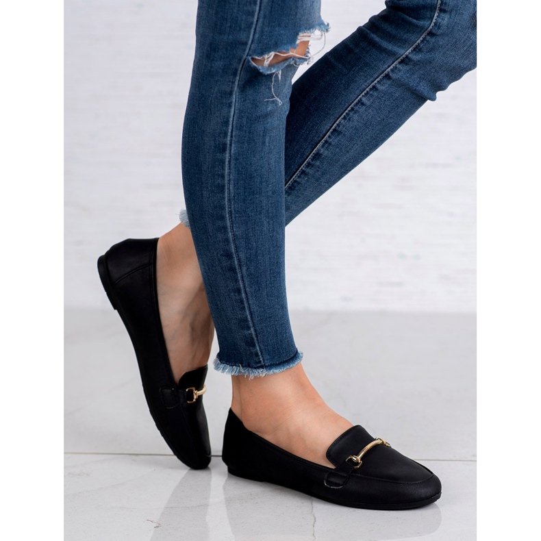 SHELOVET Eco Leather Loafers black 1 SHELOVET Eco Leather Loafers black 1