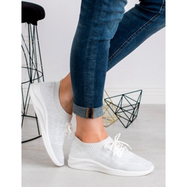 Ideal Shoes Textile Sports Footwear white 1