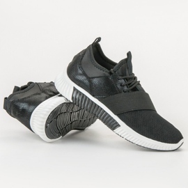 SHELOVET Sports shoes with an elastic band black 1