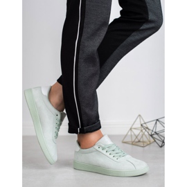 Ideal Shoes Mint Lace-up Shoes green 2