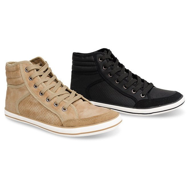 501 Camel High-top Boxer Sneakers brown 1