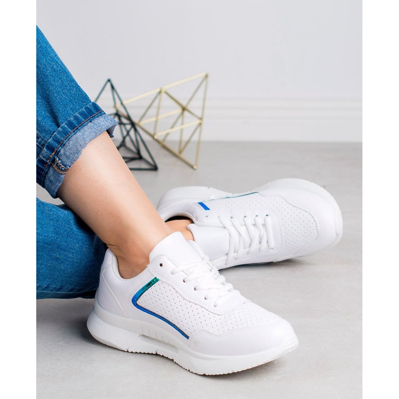 SHELOVET Women's sports shoes white 1 SHELOVET Women's sports shoes white 1