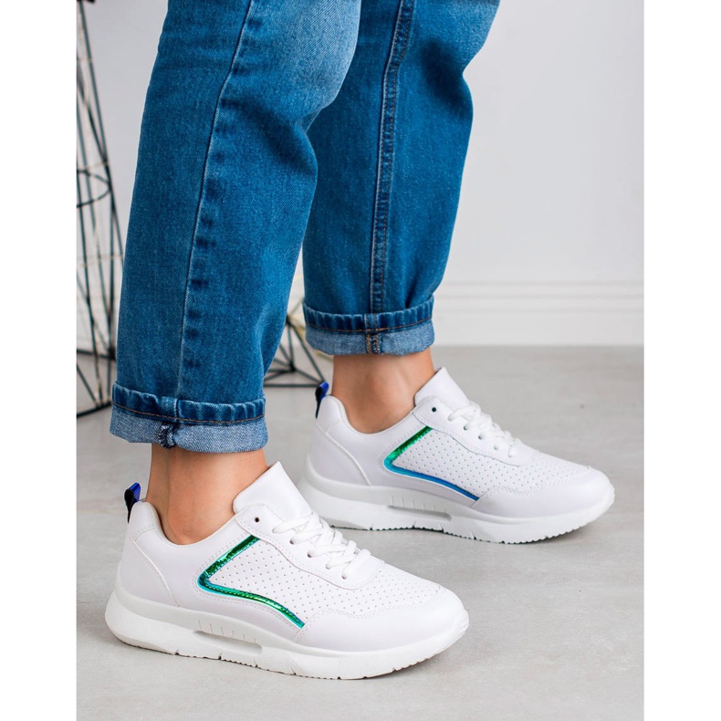 SHELOVET Women's sports shoes white 2 SHELOVET Women's sports shoes white 2