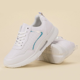 SHELOVET Women's sports shoes white 1