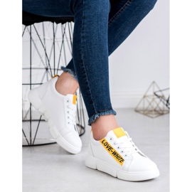 Jumex Comfortable Sports Shoes white 1