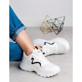 SHELOVET Lace-up Sports Shoes white 1