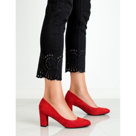 Queen Vivi Suede Pumps red 2