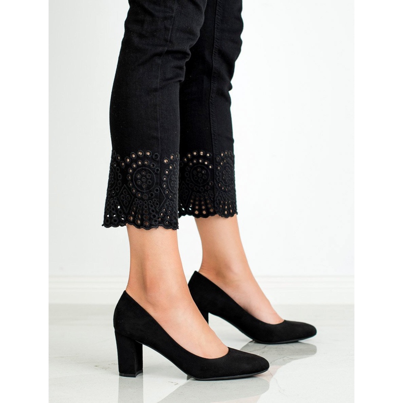 Queen Vivi Suede Pumps black 1 Queen Vivi Suede Pumps black 1