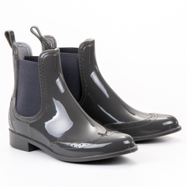 Kayla Gray Galoshes grey 1